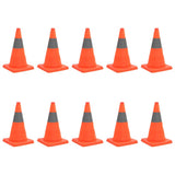 Vidaxl Cône de trafic pop-up 10 pcs 42 cm