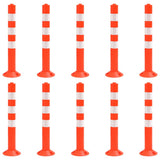Vidaxl Traffic Polas 10 st 75 cm PE