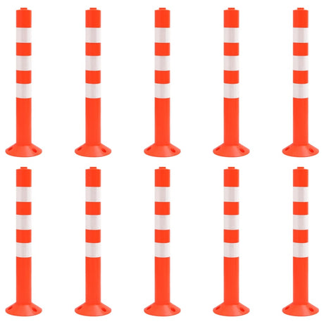 Vidaxl Traffic Polas 10 st 75 cm PE