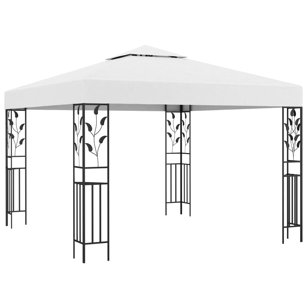 Arbor de Vidaxl con guirnalda de luz LED 3x3 m blanco