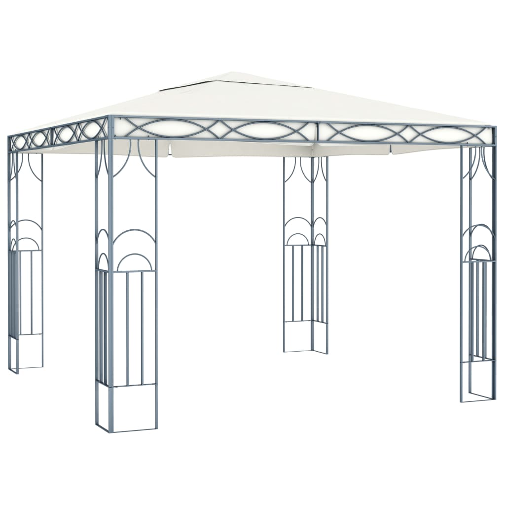 Vidaxl Arbor avec Garland Light Garland 300x300 cm de couleur crème