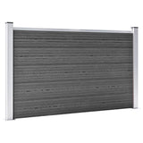 Vidaxl Fence Panel Set 872x105 CM HKC Black