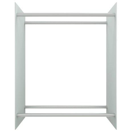 Vidaxl foyer au trek 80x35x100 cm en verre durci blanc