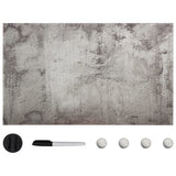 Mur de la carte magnétique Vidaxl - Verre de 100 x 60 cm