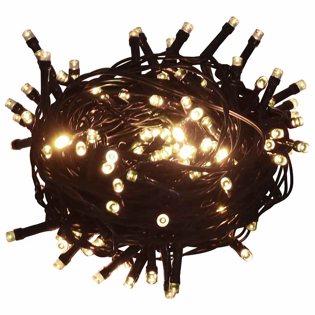 Vidaxl Garland léger avec 300 LEDS 30 M PVC WHITE CHAUD