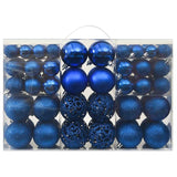 Vidaxl 100 pièces de Noël Set Blue