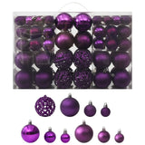 Vidaxl 100 pièces de Noël Ball Purple