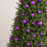 VidaXL Ensemble de boules de Noël 100 pièces violet