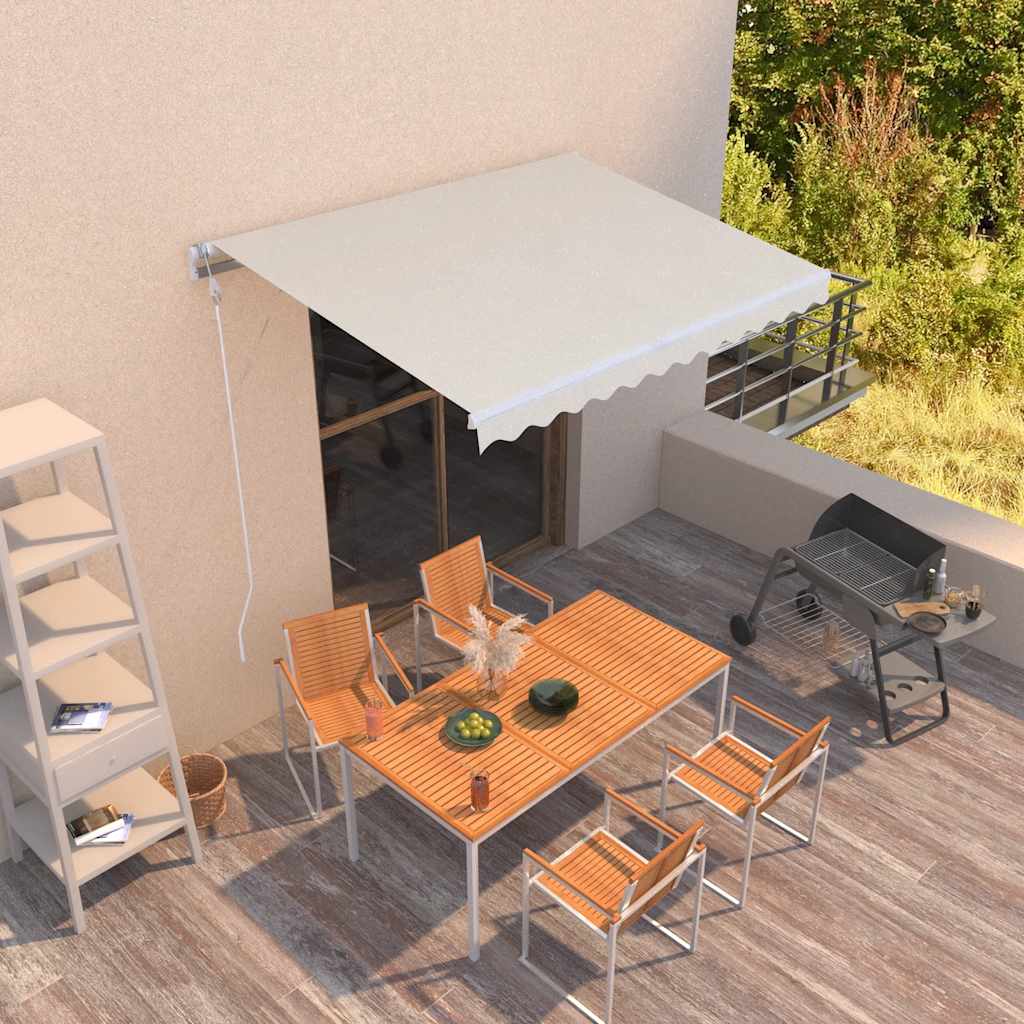 Vidaxl Luifel étend automatiquement la crème 300x250 cm
