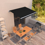 Vidaxl Luifel étend automatiquement 300x250 cm anthracite -colored