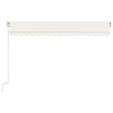 Vidaxl Luifel étend manuellement la crème 450x300 cm -colore