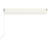 Vidaxl Luifel étend automatiquement la crème 450x300 cm -colore