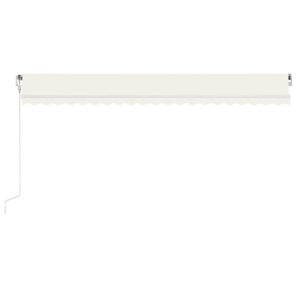 Vidaxl Luifel étend automatiquement la crème 500x300 cm -colore