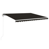 Vidaxl Luifel étend automatiquement 400x350 cm anthracite -colored