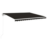 Vidaxl Luifel étend automatiquement 450x350 cm anthracite -colored