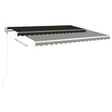 Vidaxl Luifel étend automatiquement 450x350 cm anthracite -colored