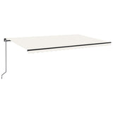 Vidaxl Luifel étend manuellement la crème 500x300 cm -colore