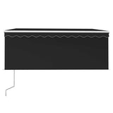 Vidaxl Luifel Authracite à rouleau extensible automatique 3,5x2,5 m