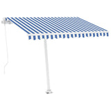 Vidaxl Laifel détaché retire manuellement 300x250 cm bleu et blanc