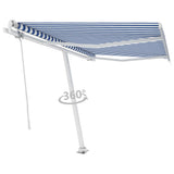 Vidaxl Laifel GRATUITE - AUTOMATIQUE Automatique 300x250 cm Bleu et blanc