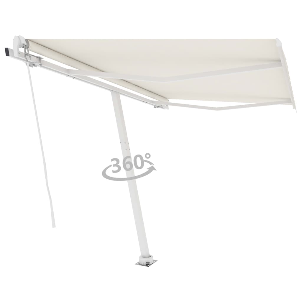 Vidaxl Luifel - Crème automatique de 300x250 cm