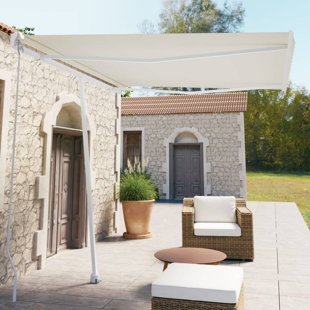 Vidaxl Luifel - Crème automatique de 300x250 cm