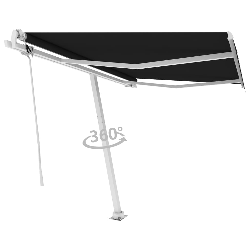 Vidaxl laifel gratuit - anthracite automatique 300x250 cm