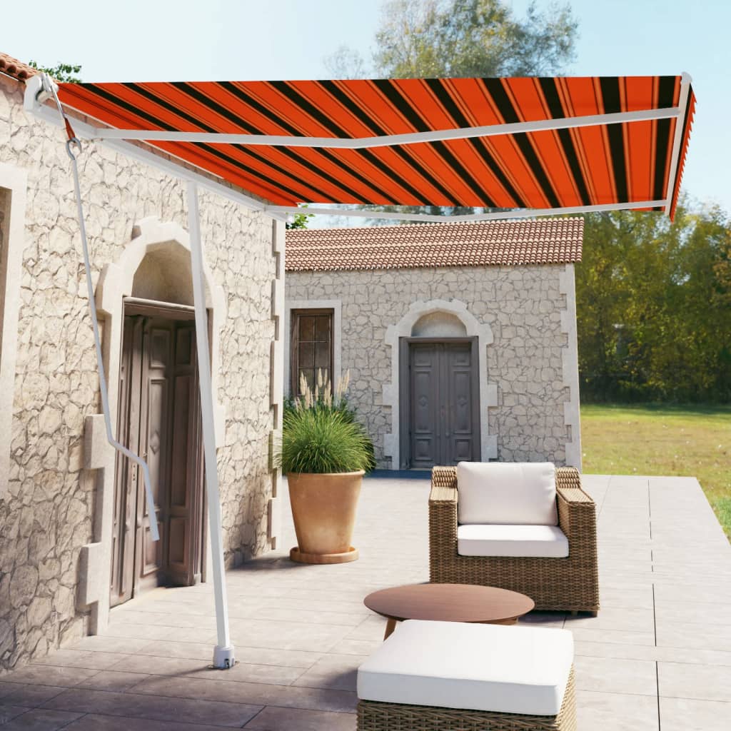 Vidaxl Luifel - Free - Automatic 300x250 cm CM et brun