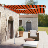 Vidaxl Luifel - Free - Automatic 300x250 cm CM et brun