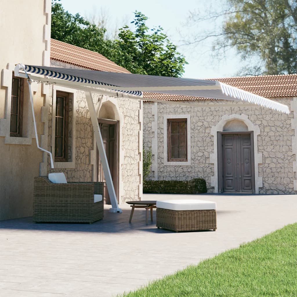 Vidaxl Laifel Free - Automatic 400x300 cm Bleu et blanc