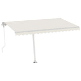 Vidaxl Luifel - Crème automatique de 400x300 cm