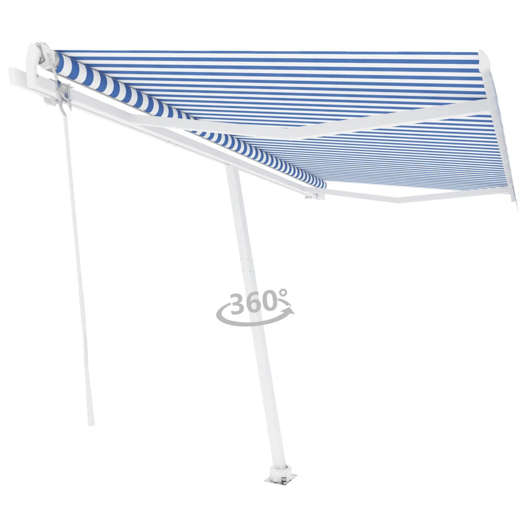 Vidaxl Luifel - Free - Automatic 450x300 cm CM et blanc