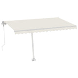 Vidaxl Luifel - Crème automatique de 450x300 cm