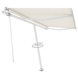 Vidaxl Luifel - Crème automatique de 450x300 cm