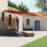 Vidaxl Luifel - Free - Automatic 450x300 cm CM et brun