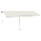 Vidaxl Luifel - Crème automatique 500x300 cm