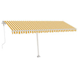 Vidaxl Luifel - Free - Automatic 500x300 cm jaune et blanc