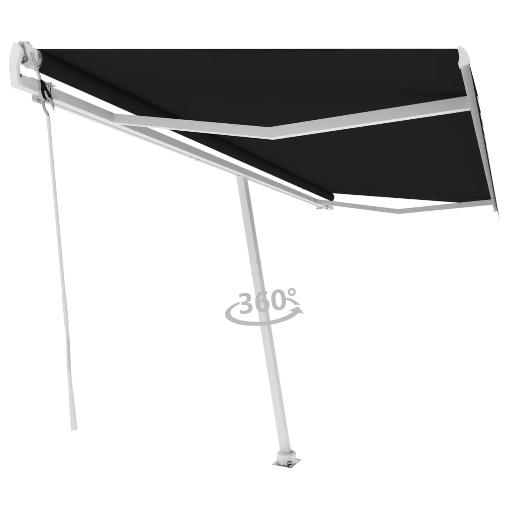 Vidaxl Luifel - Anthracite automatique 500x300 cm