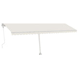 Vidaxl Luifel - Crème automatique 600x300 cm