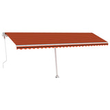 Vidaxl Laifel gratuite - 600x300 cm d'orange et marron