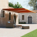Vidaxl Laifel gratuite - 600x300 cm d'orange et marron