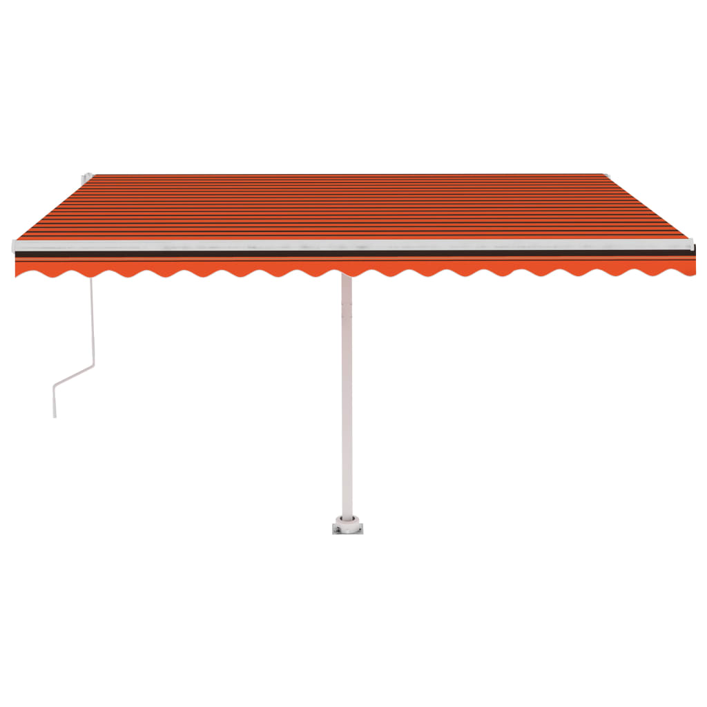 Vidaxl Laifel GRATUITE - Automatique 400x350 cm CM et marron