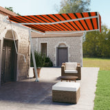Vidaxl Laifel GRATUITE - Automatique 400x350 cm CM et marron