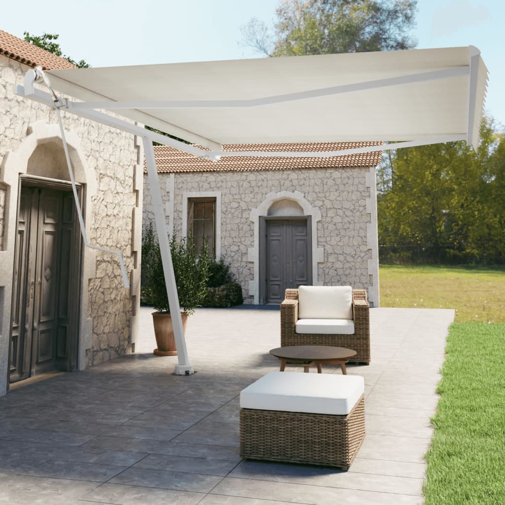 Vidaxl Luifel gratuitement - Crème automatique de 450x350 cm