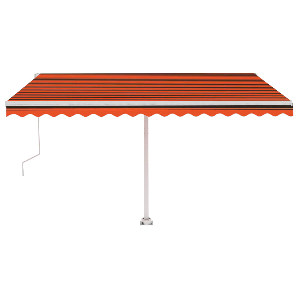 Vidaxl Luifel - Free - Automatic 450x350 cm CM et brun