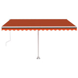 Vidaxl Luifel - Free - Automatic 450x350 cm CM et brun