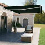Vidaxl Luifel détaché étend manuellement l'anthracite 500x350 cm