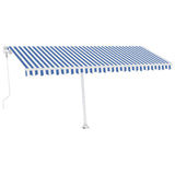 Vidaxl Laifel GRATUITE - Automatique 500x350 cm Bleu et blanc
