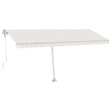Vidaxl Luifel - Crème automatique 500x350 cm