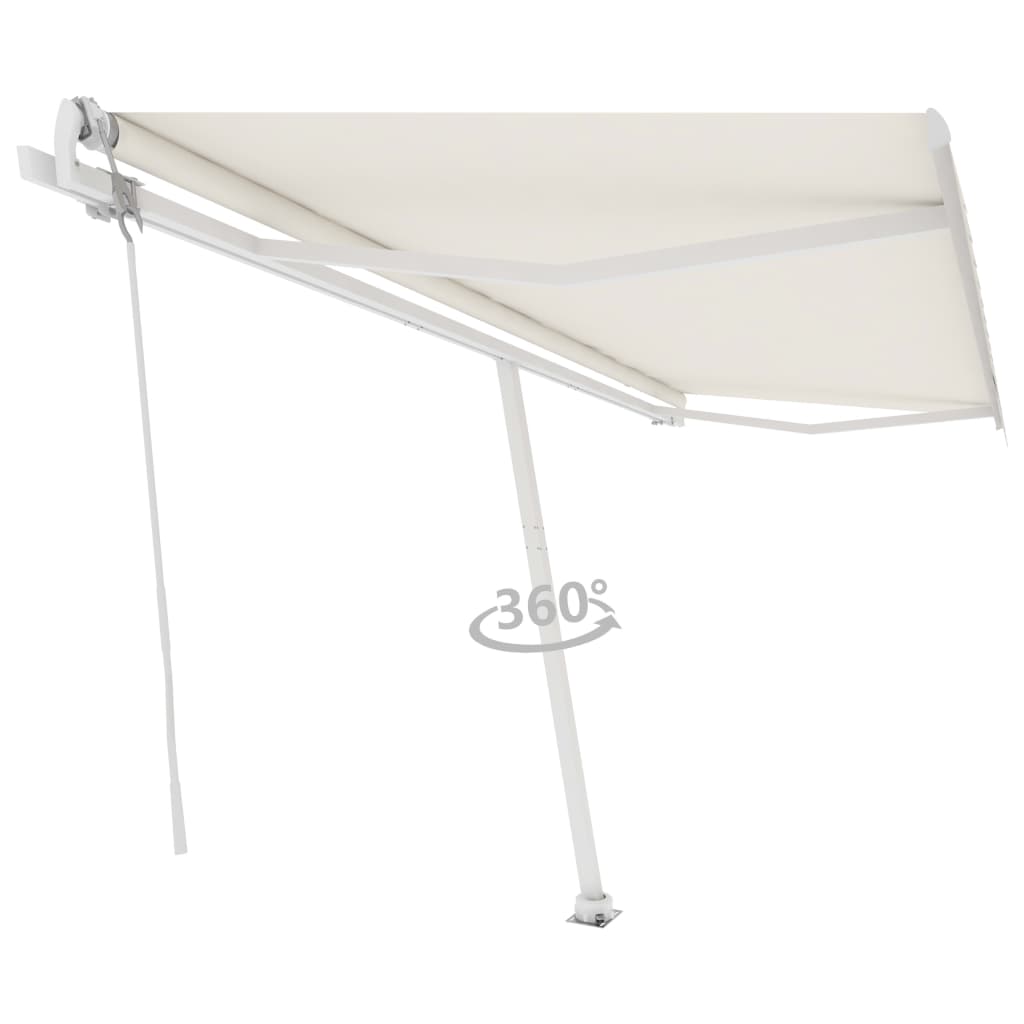 Vidaxl Luifel - Crème automatique 500x350 cm